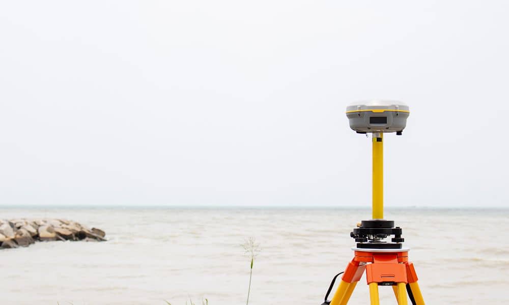 Coastal gps survey equipment - ALTA SURVEY Maine GPS equipment used for land surveying near a coastal development site